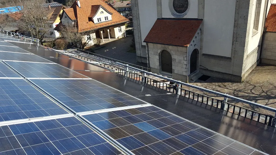 Solarpaneel Rathaus Blaichach