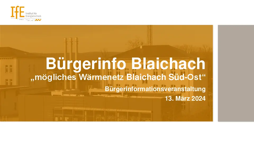 Vortrag Bürgerinfo Blaichach