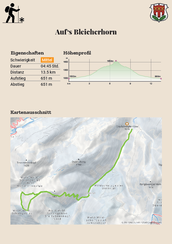 Auf's Bleicherhorn