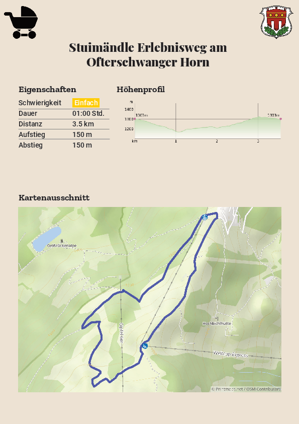 Stuimändleweg am Ofterschwanger Horn