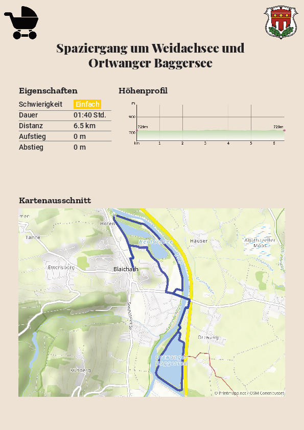 Spaziergang um Weidachsee und Ortwanger Baggersee